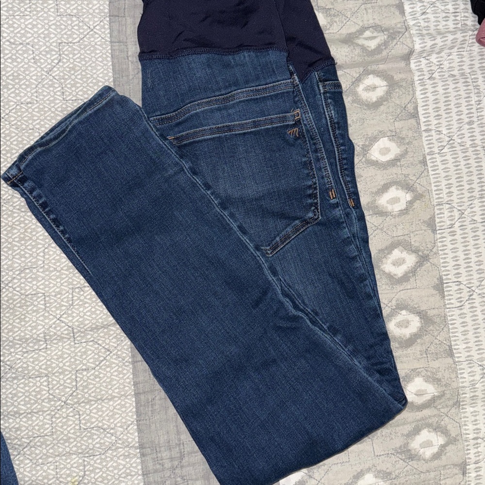 Madewell Over the Belly Maternity Skinny Jeans